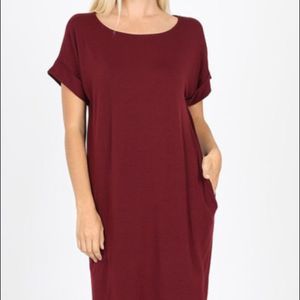 Red Pocket Dress